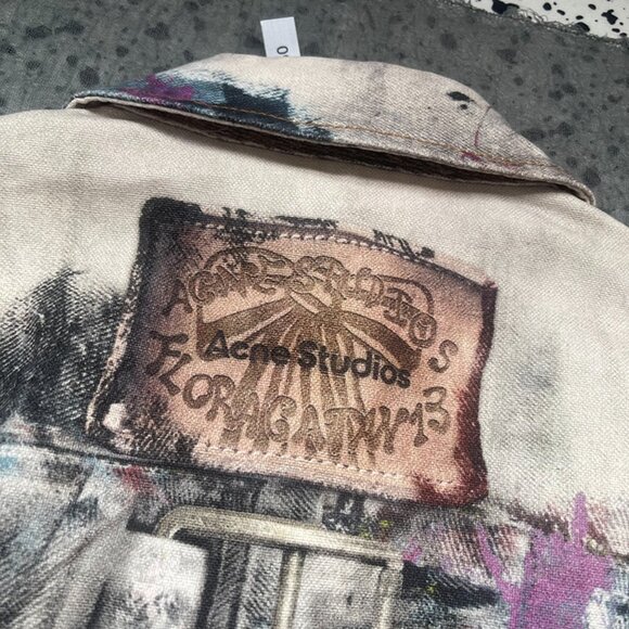 Acne Studios Painter Trompe L'Oeil Denim Jacket - Picture 8 of 9